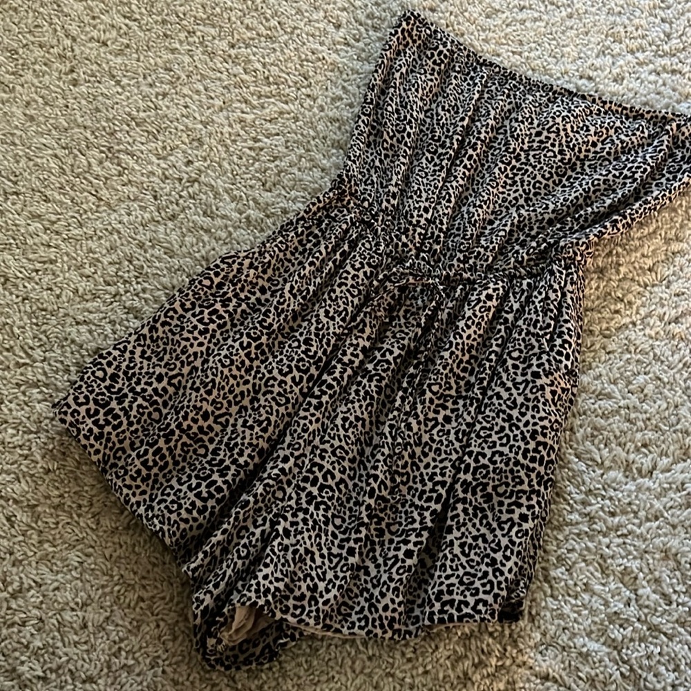 Hollister Leopard Romper